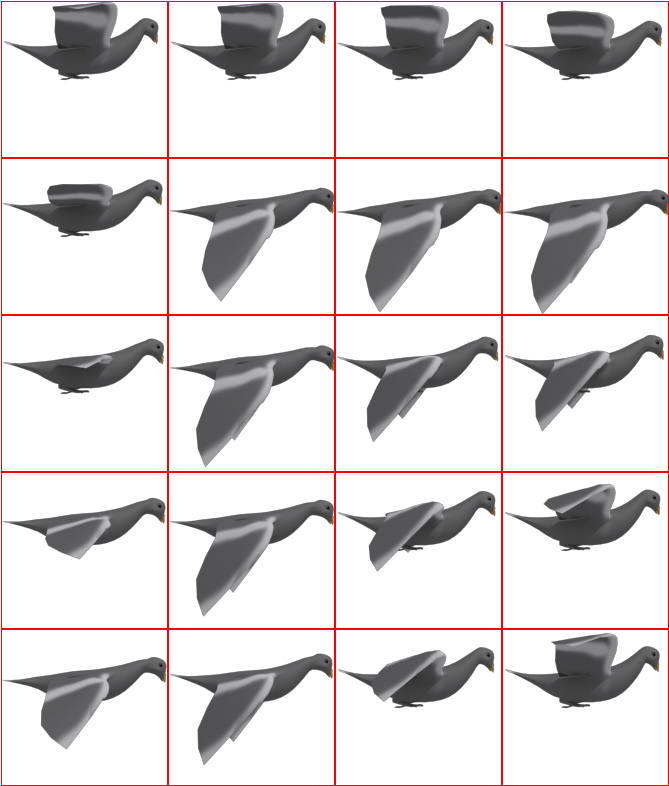 We're Going To Use This Image To Generate The Animation - Flapping Wings Frame By Frame (675x790), Png Download