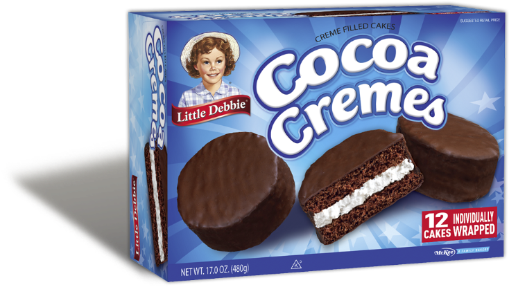 Crème Filled Snack Cakes (858x429), Png Download