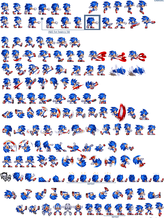 Download Modern Sonic Exe Sprites Png Image With No Background