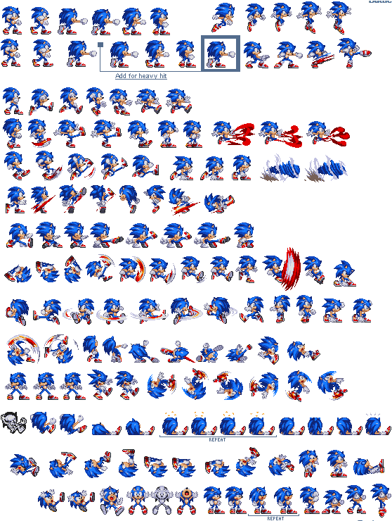 PACK DE SPRITES DO SONIC.EXE MODERNO 