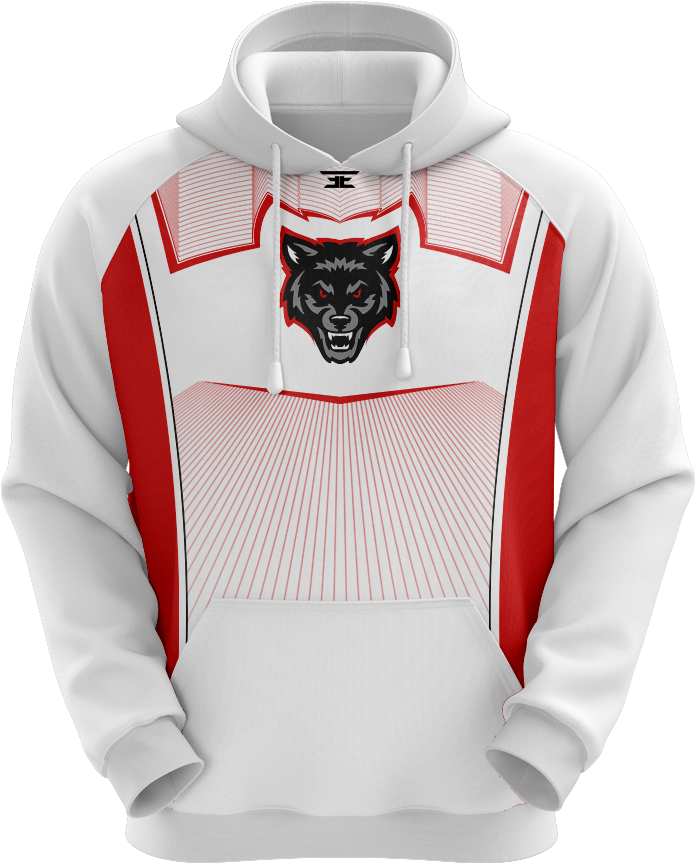The Wolf Pack Pro-hoodie [white] - Sweatshirt (900x900), Png Download