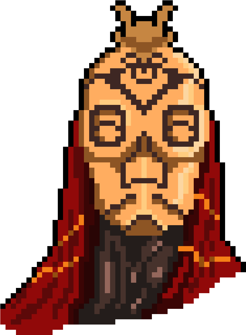 Dragon Priest Face - Illustration (1152x1152), Png Download
