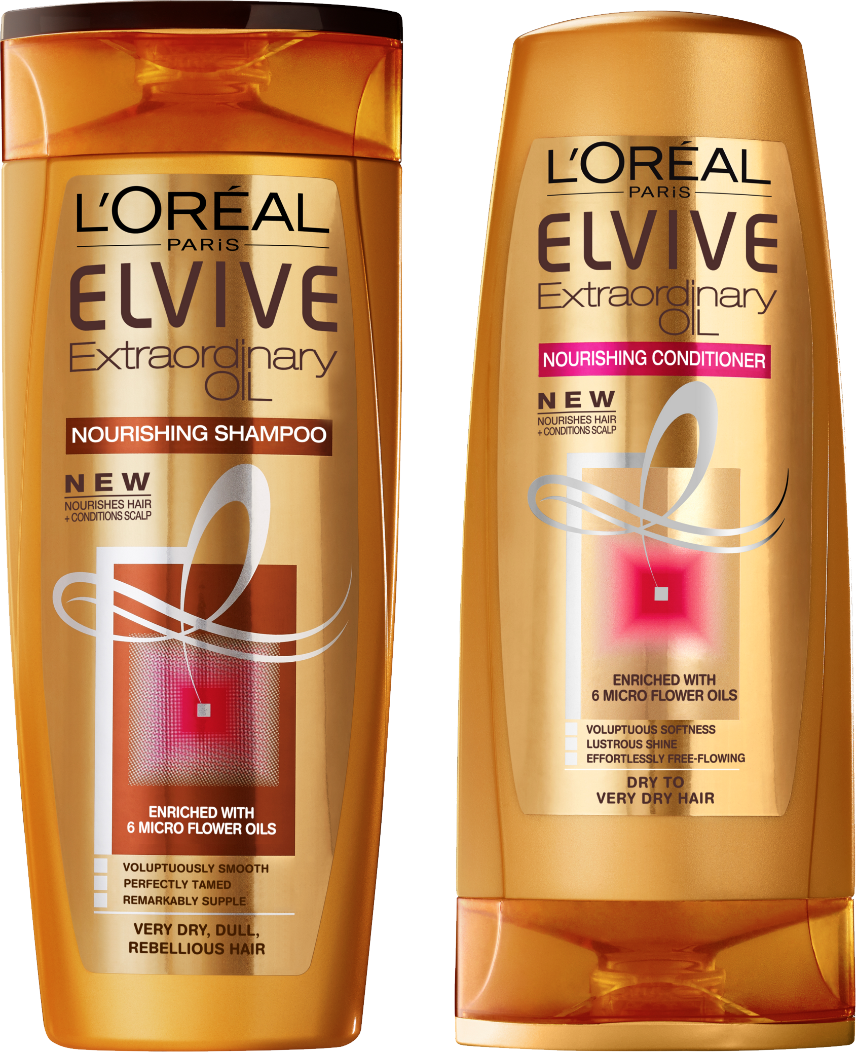 Shampoo Png - L Oreal Elvive Extraordinary Conditioner (1689x2076), Png Download