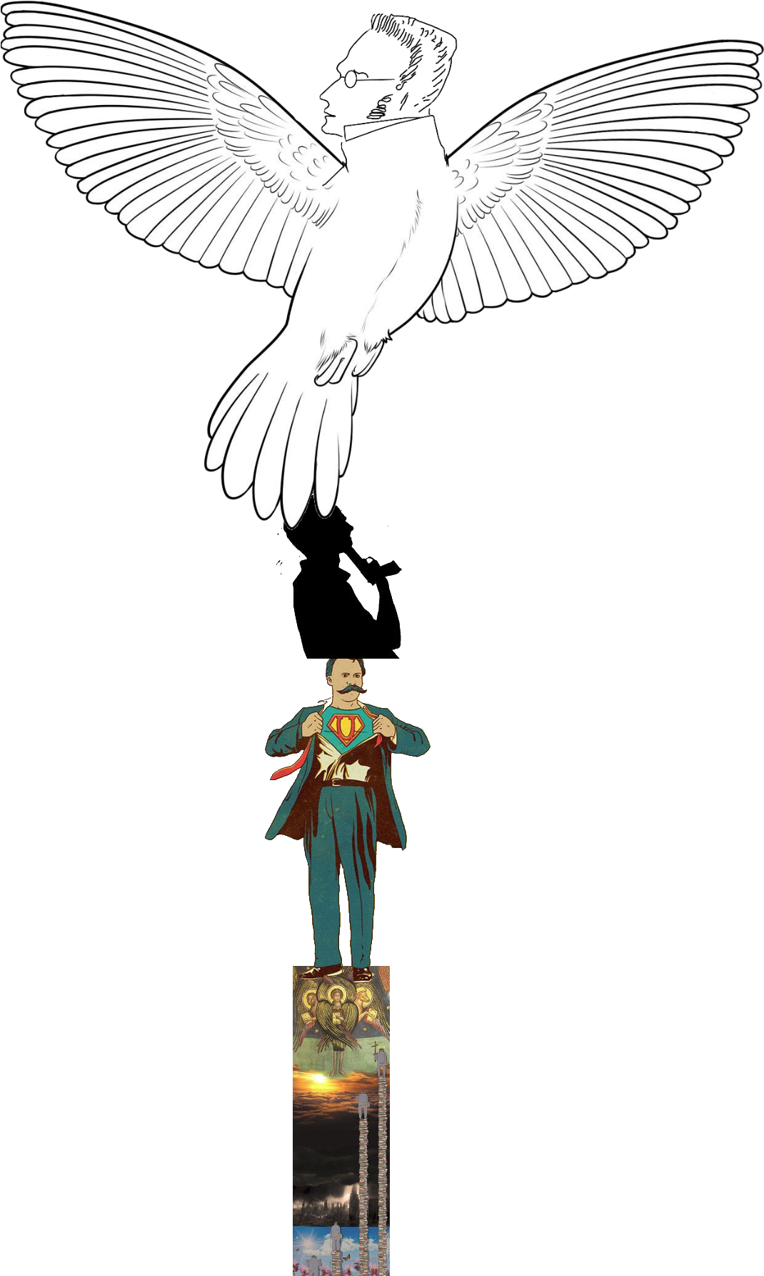 7355171 - >> - Zizek Stirner (1200x1826), Png Download