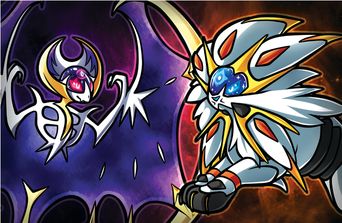 34 Sunmoon2 Original - Lunala (700x700), Png Download