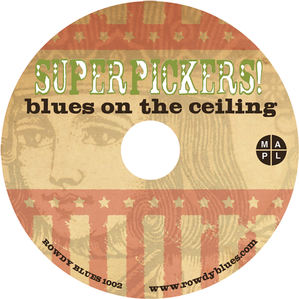 Superpickers "blues On The Ceiling" Cd - Circle (600x600), Png Download