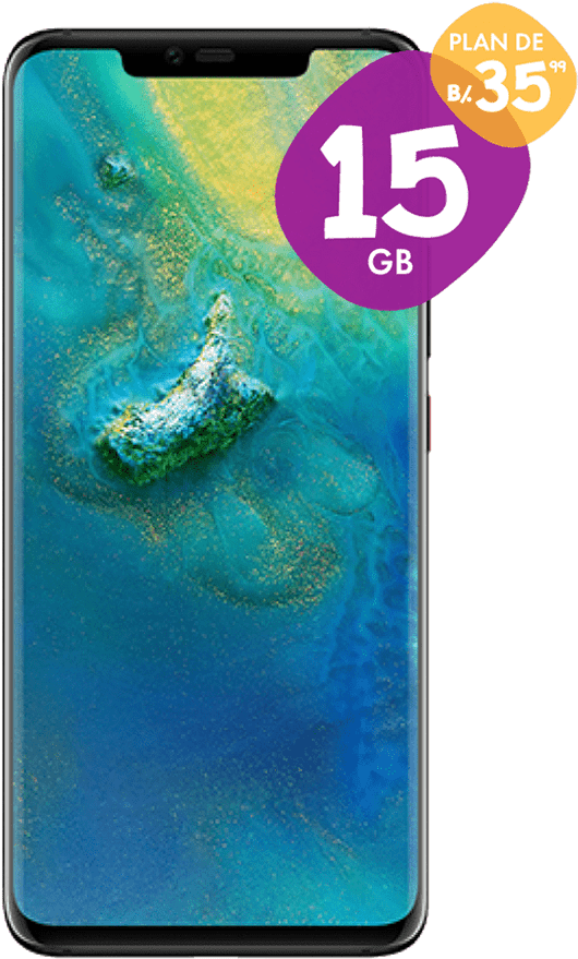 Mate 20 Pro - Huawei Mate 20 Pro Preto (750x900), Png Download