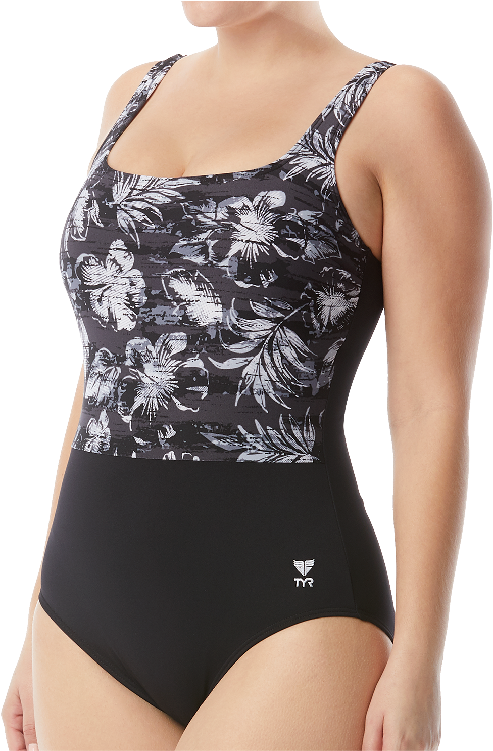 Tyr Women's Boca Scoop Neck Controlfit - Maillot (1200x1484), Png Download