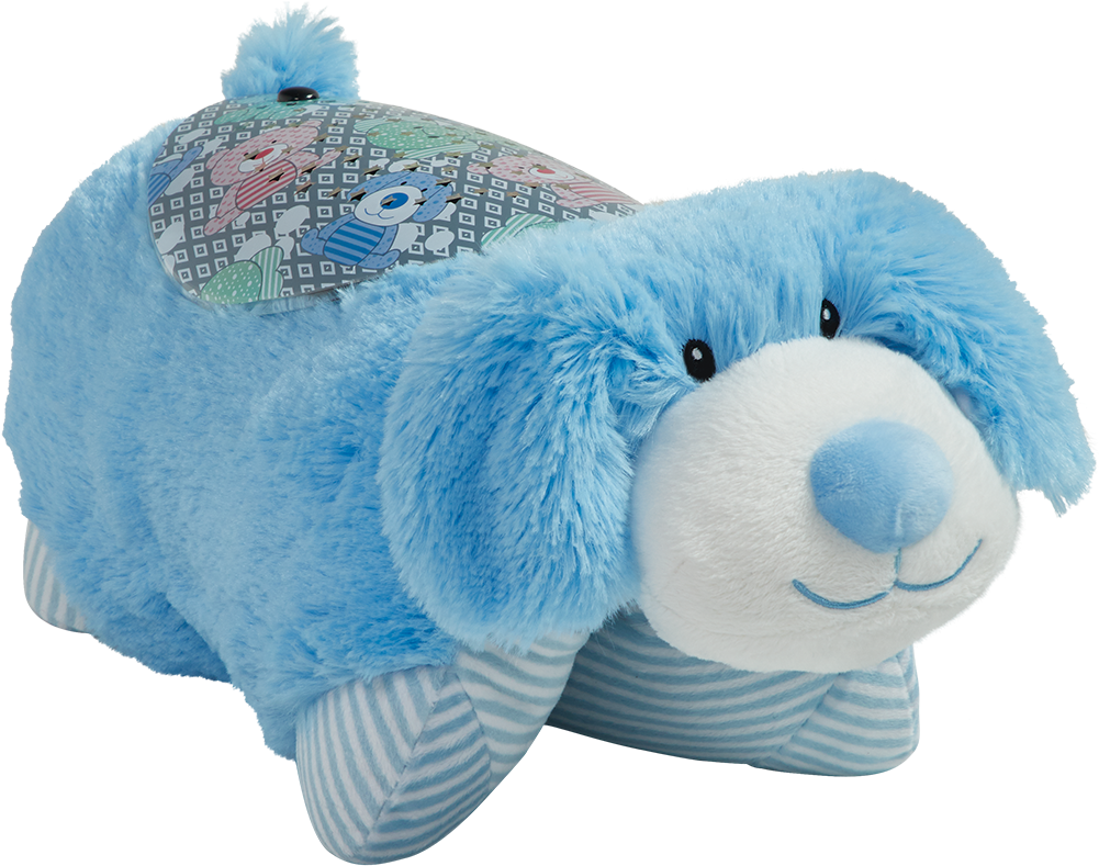My First Blue Puppy Sleeptime Lite - Pillow Pets (1000x1000), Png Download