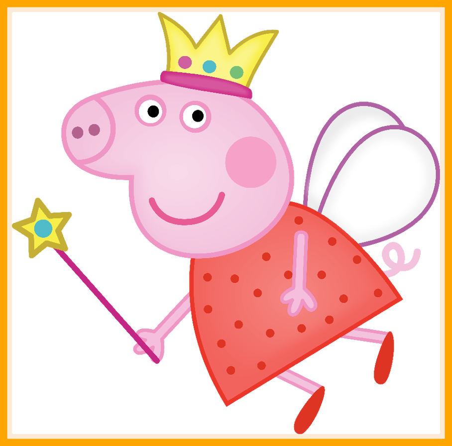 Incredible Album Archive Ideas Craft Cake Image Of - Peppa Pig Fairy Wings (908x896), Png Download