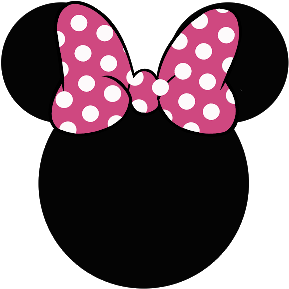 Happy Day Retrospectivas Vetores Minnie Rosa - Minnie Mouse Head Png (620x620), Png Download