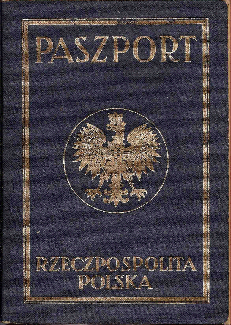 Ww2 Polish Passport - Second Polish Republic Passport (1517x1060), Png Download