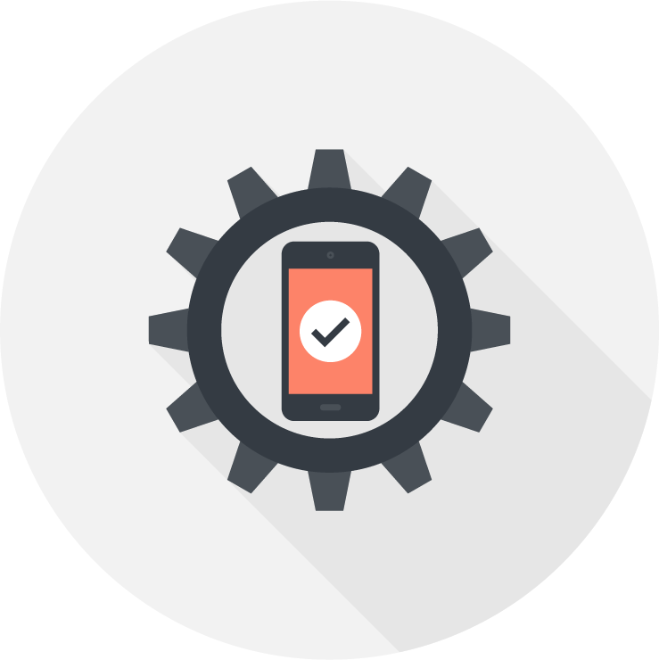 Continuous Improvement & Support Icon - Transparent Background Gear Icon (739x740), Png Download