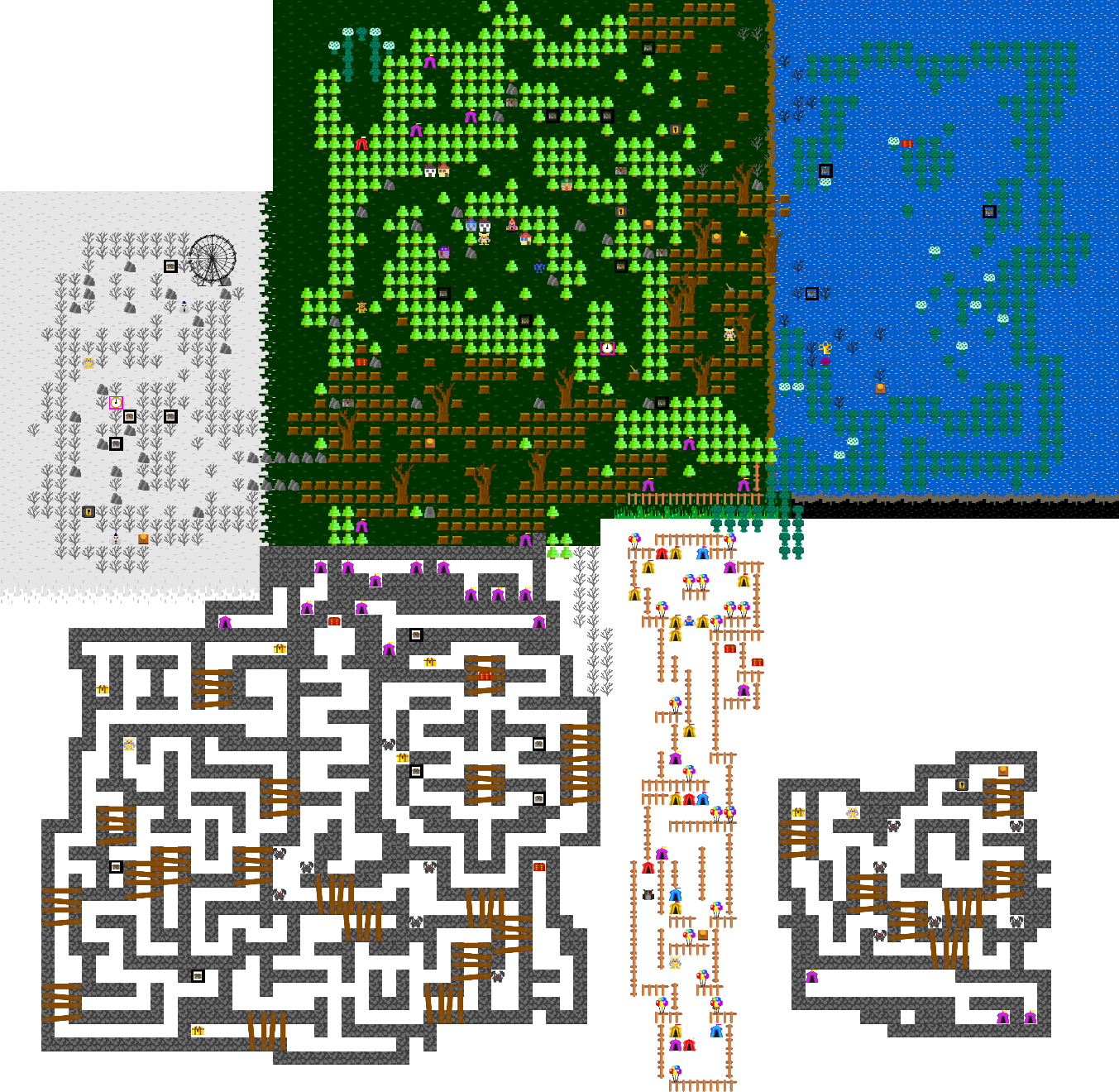 Download Map Progress As Of The 29th - Fnaf World Map Update 2 PNG ...