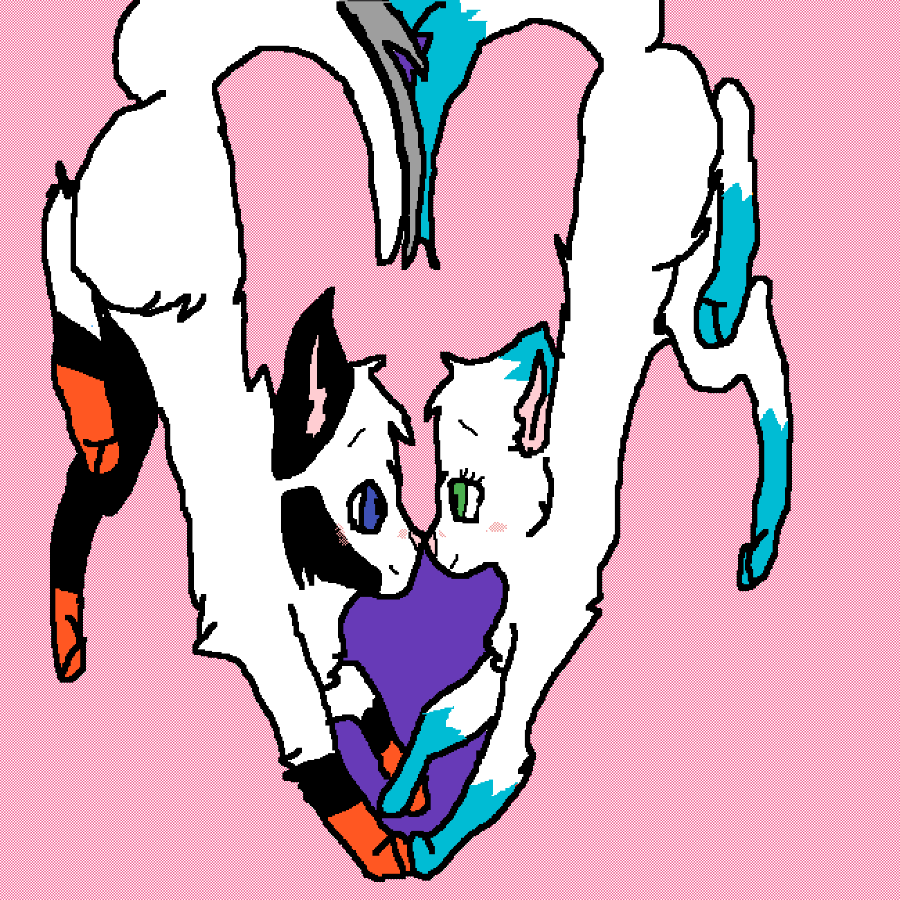 Ocean X Blaze - Cartoon (1300x1300), Png Download