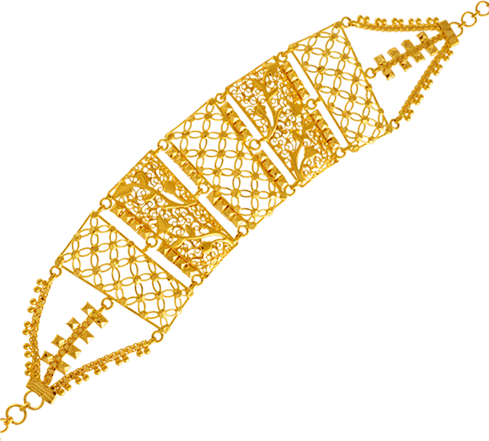 Download Chandra Jewellers 22k Yellow Gold Bracelet Pc Chandra Jewellers Bracelet PNG Image