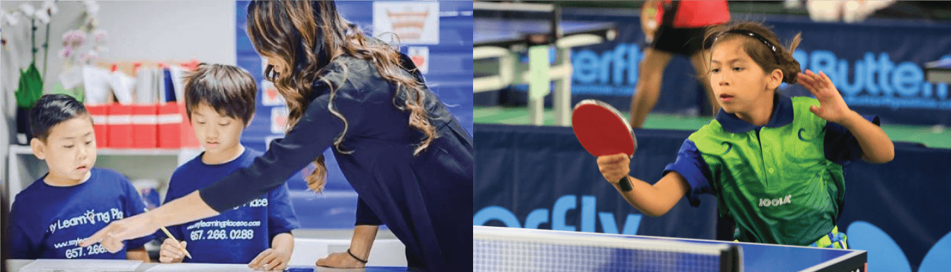 Academic & Table Tennis Summer Camp - Ping Pong (1367x392), Png Download