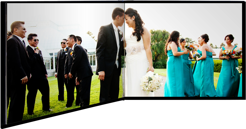 Wedding Photo Albums - Professional Wedding Albums (960x497), Png Download