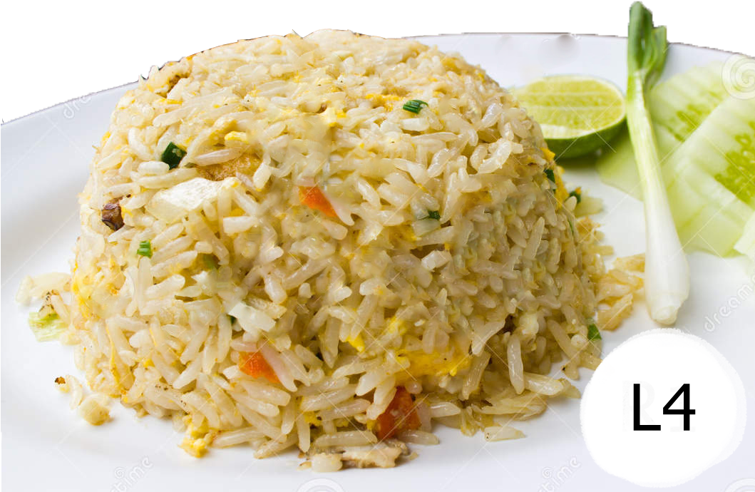 Add Fried Egg - Steamed Rice (1058x705), Png Download