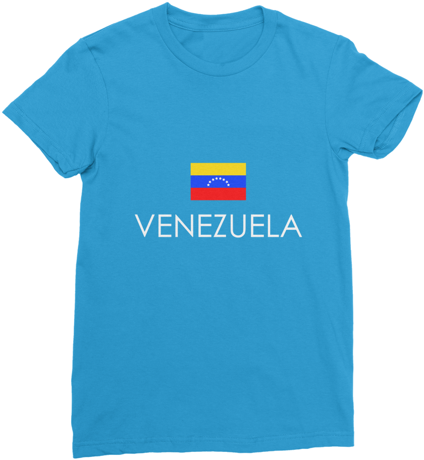 ﻿franela Clásica De Mujer Good Vibes Venezuela - Light Blue Thrasher Shirt (1024x1024), Png Download