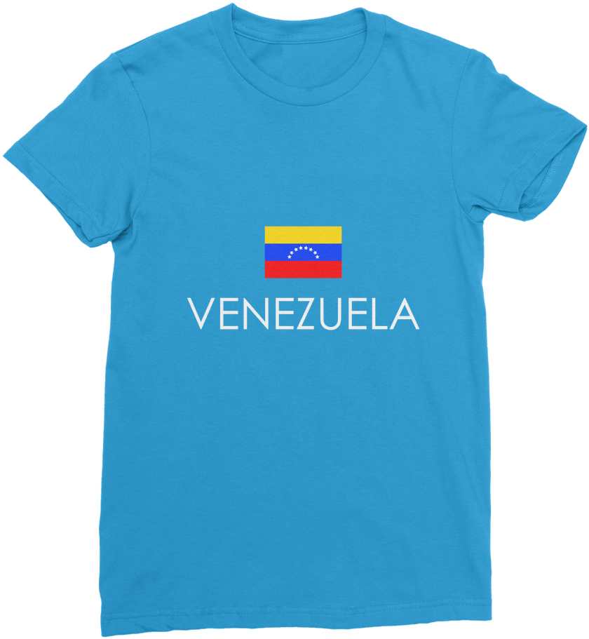 franela Clásica De Mujer Good Vibes Venezuela - Light Blue Thrasher Shirt (1024x1024), Png Download
