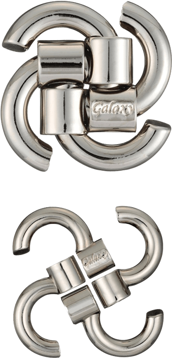 Cast Puzzle Level 3 Galaxy - Hanayama Galaxy Puzzle (709x709), Png Download