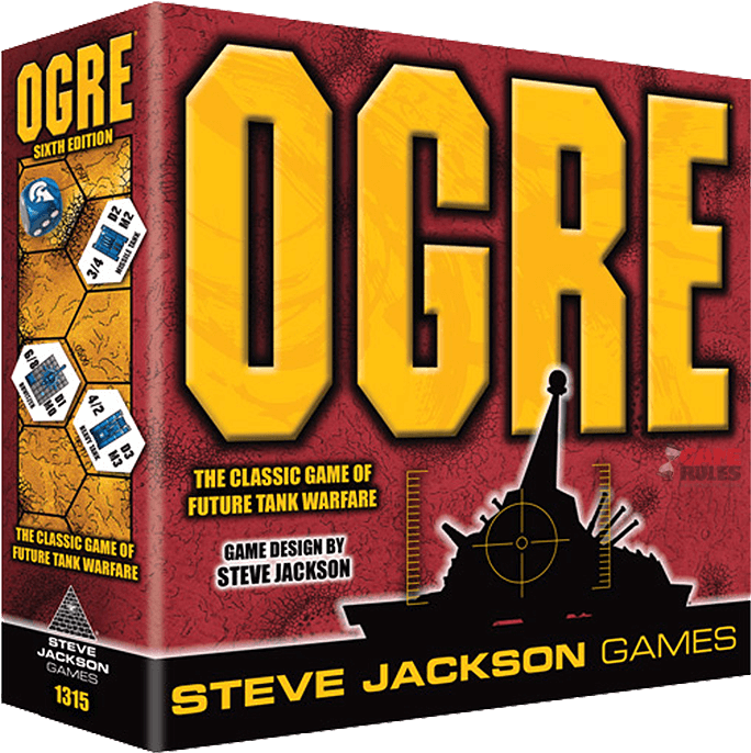 Ogresixthedition-b - Steve Jackson Games Ogre: Sixth Edition (709x709), Png Download
