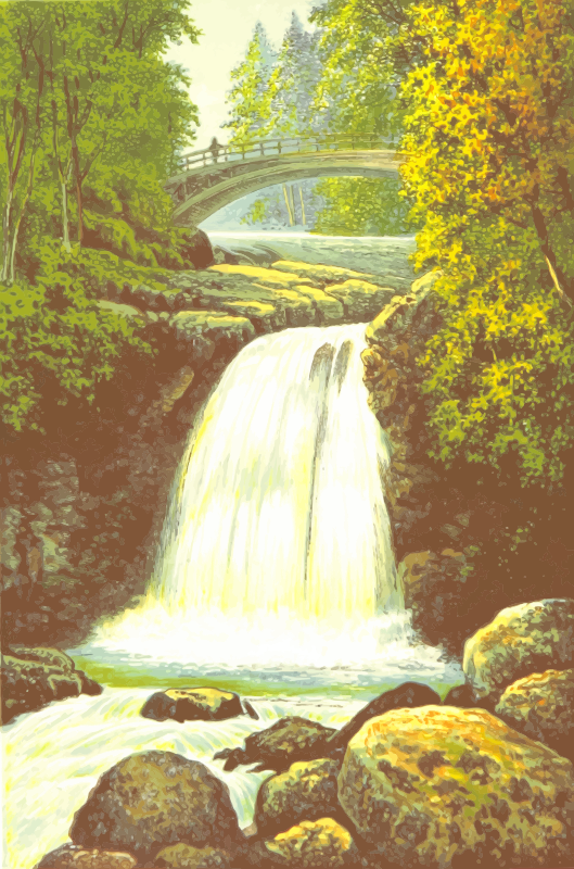 Falls Of Garravalt - Portable Network Graphics (529x800), Png Download
