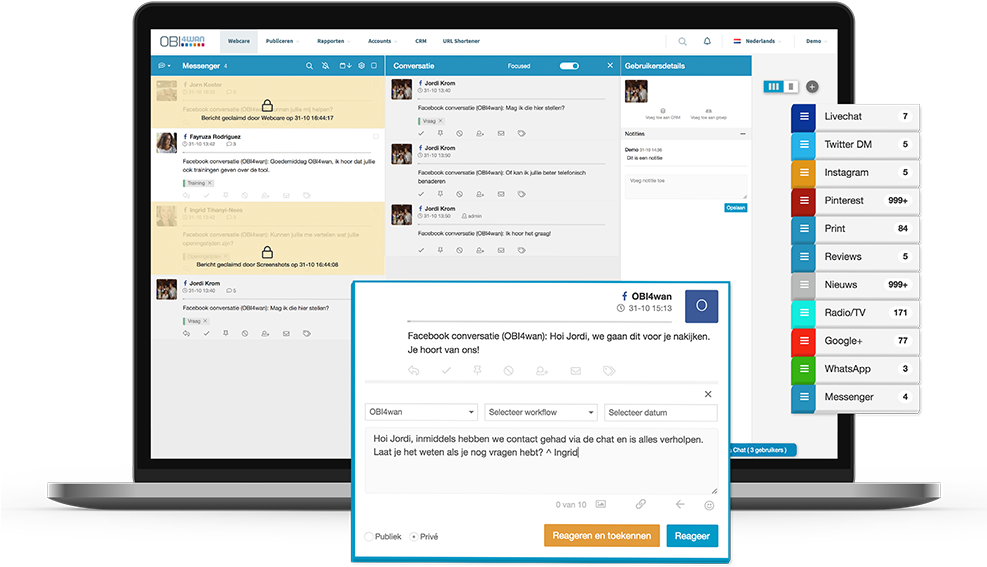 Obi Engage Live Chat - Computer Icon (1024x595), Png Download