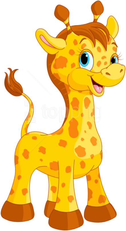 Free Png Download Cute Giraffe Cartoon Clipart Png - Cute Giraffe Clipart Png (480x814), Png Download
