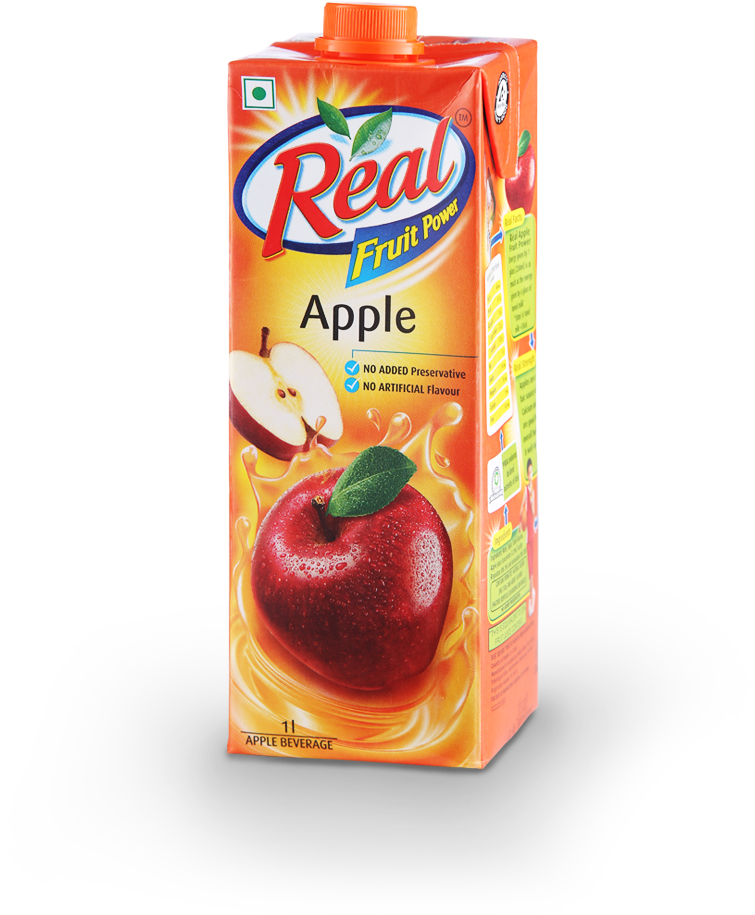 Real Apple Juice 1l (1000x1000), Png Download