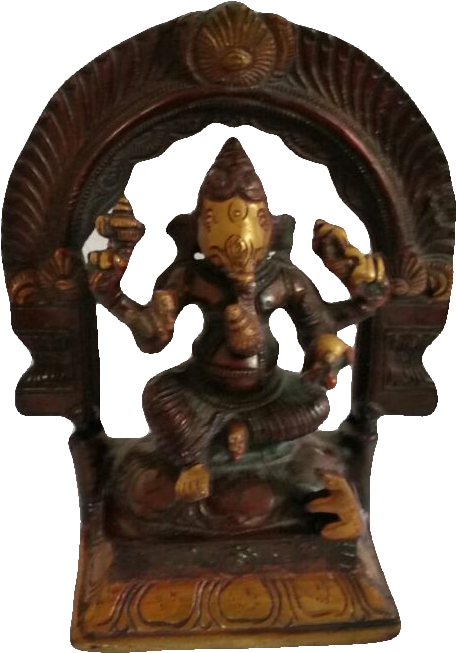 Ganesha Kundalini Shakti - Antique (607x1080), Png Download