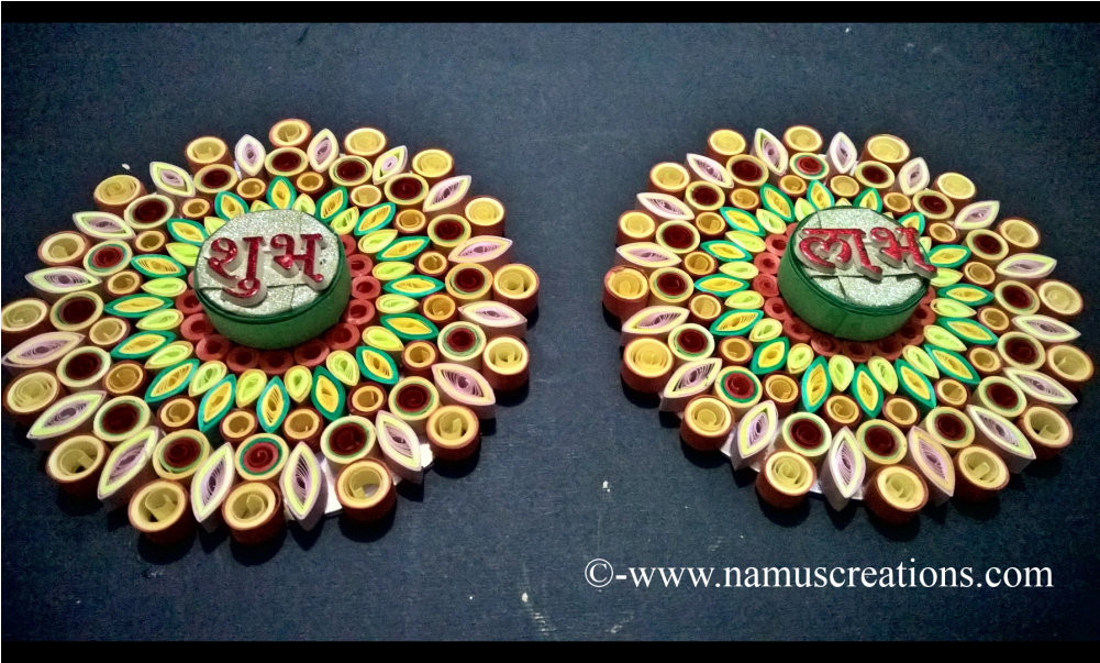 Quilling Wall Decorative Piece - Earrings (1000x1000), Png Download