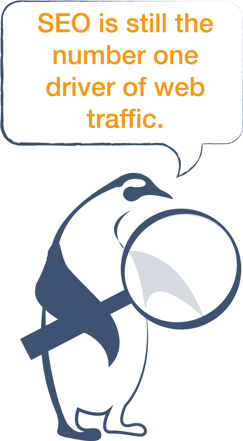 Seo Services Penguin - Calligraphy (1332x1929), Png Download