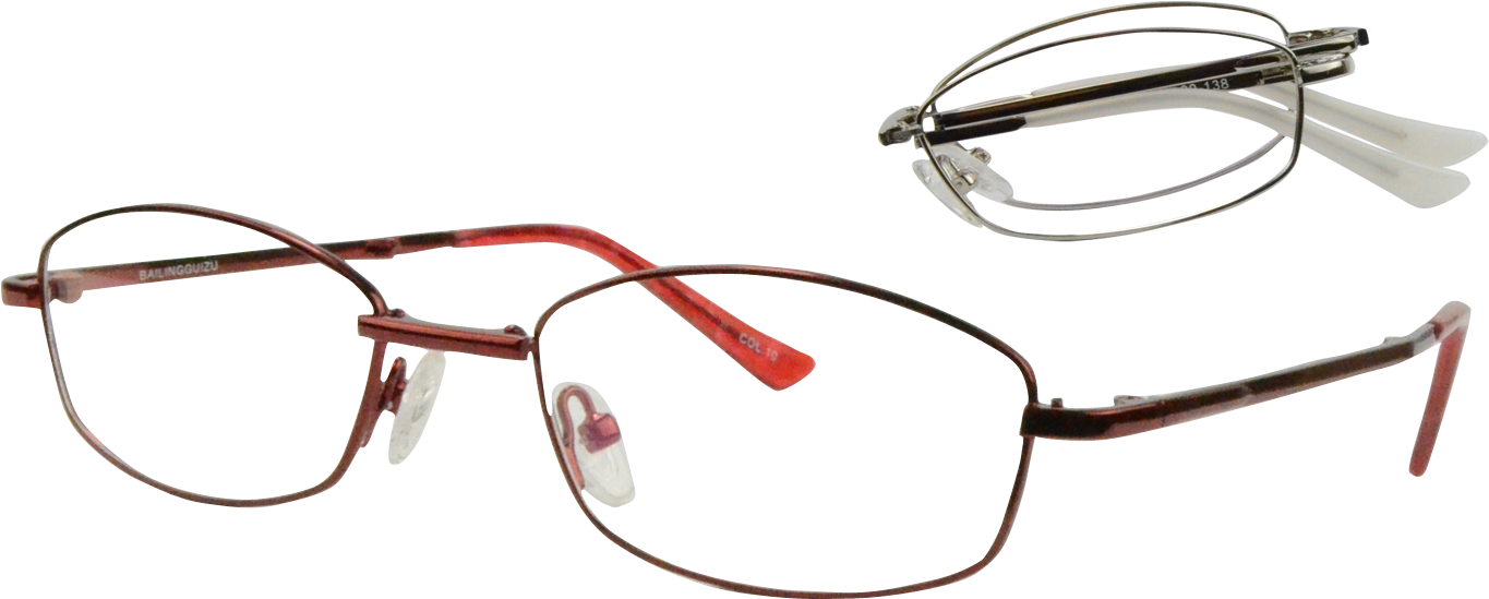 M2180 Red Womens Glasses - Glasses (1440x600), Png Download