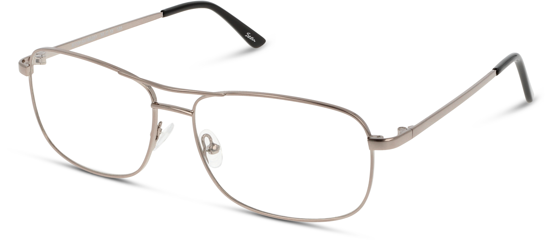 Vincent Chase Silver Full Rim Rectangle (2392x1180), Png Download