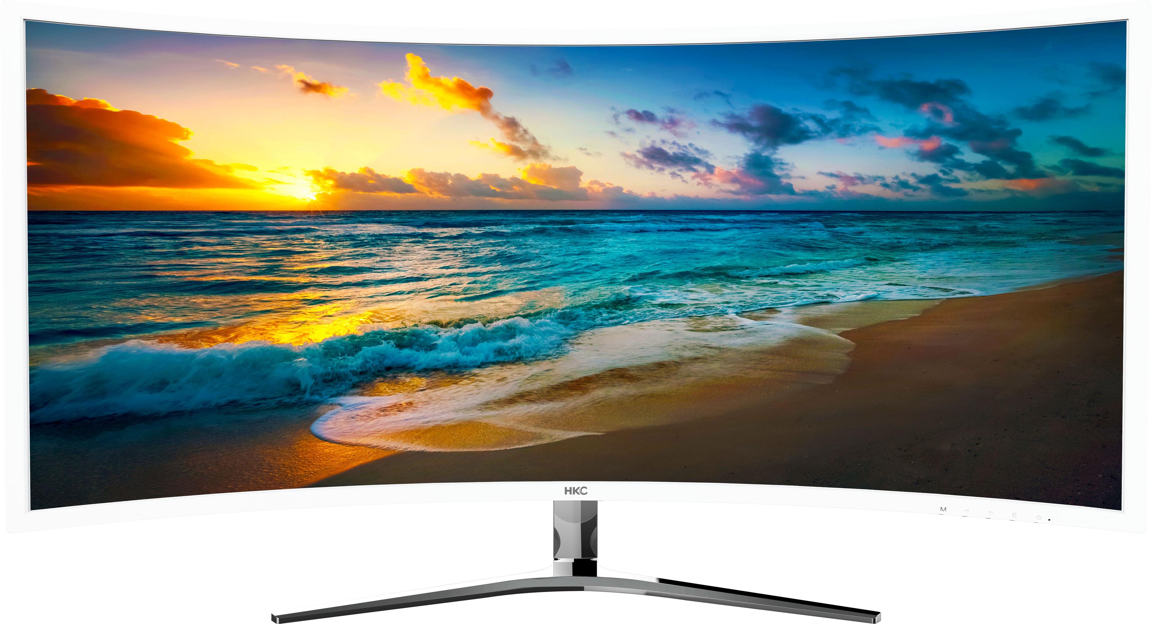 Buy Hkc Nb34c 34 Inch Curved 100hz Gaming Full Hd Led - Hkc Nb34c Full Hd Curved Gaming Monitor (4000x2167), Png Download