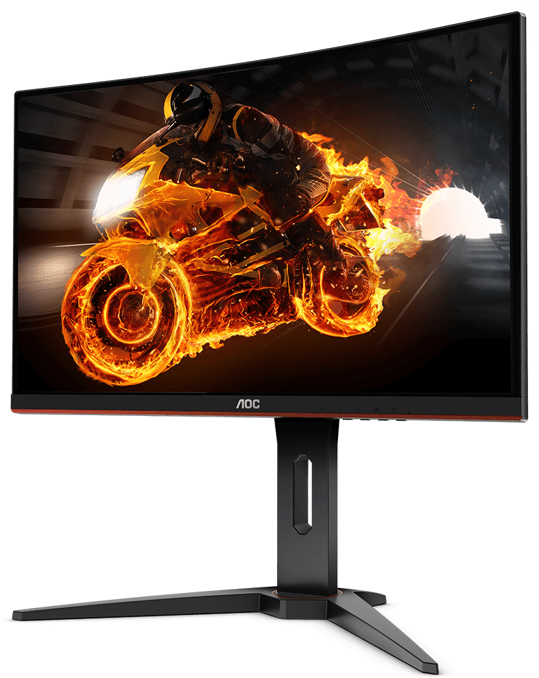 Aoc Introduces New G1 Series Curved Gaming Monitors - Aoc Gaming Monitor C24g1 (795x993), Png Download