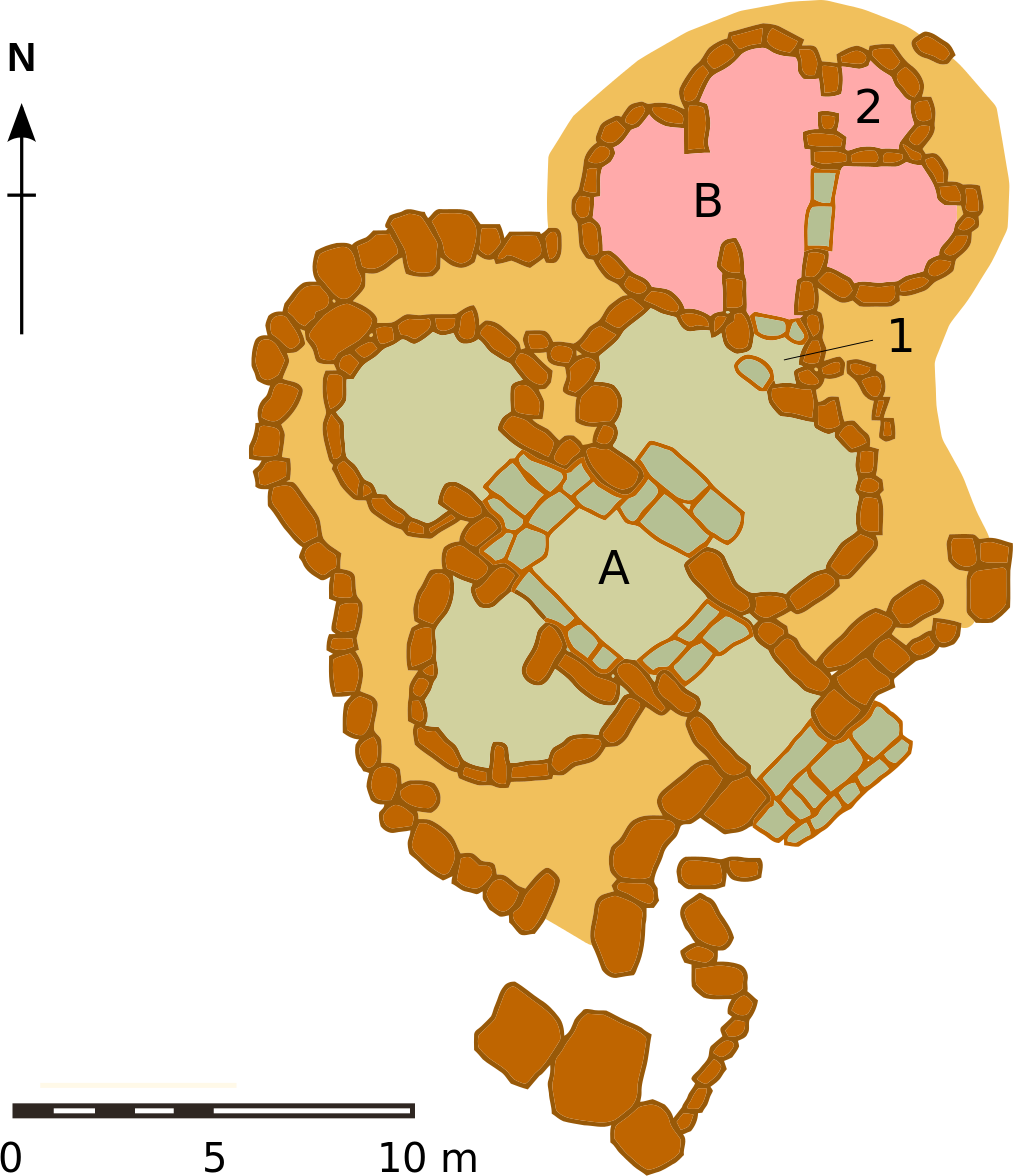 Ta' Ħaġrat Temples - Ta Hagrat Temples Map (1013x1176), Png Download