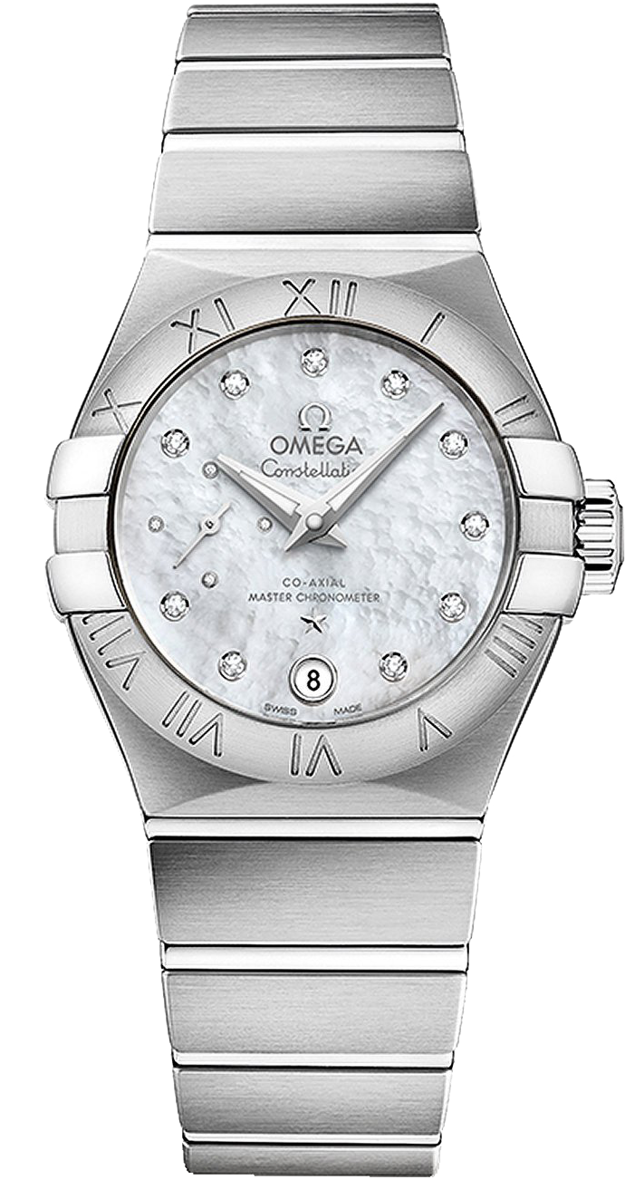Omega Constellation Ladies Watch - Đong Hồ Omega Constellation Co Axial Chronometer (1600x1600), Png Download