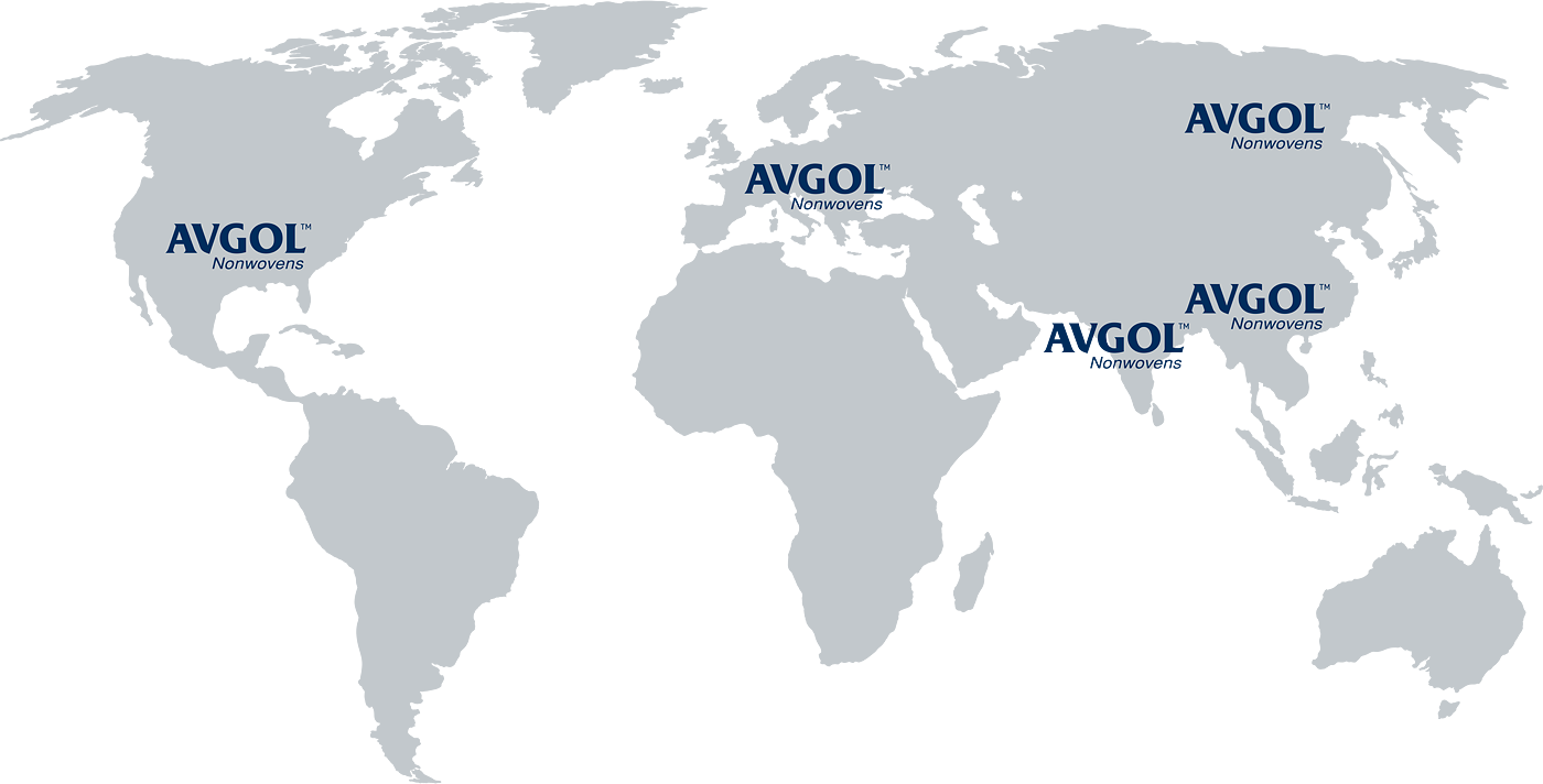 World Map Showing Avgol™ Locations - World Map (1400x712), Png Download