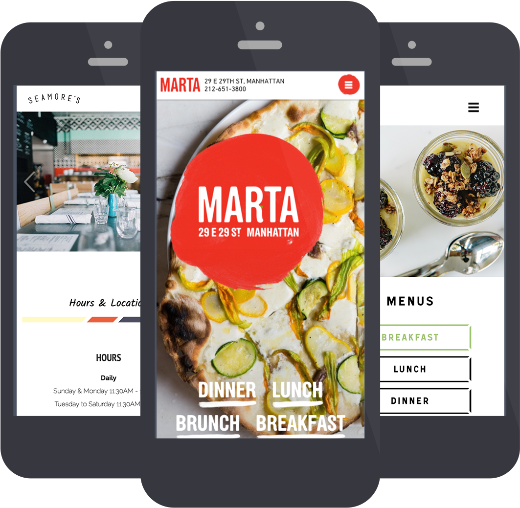 1186 X 1122 11 0 - Restaurant Website On Phone (1186x1122), Png Download