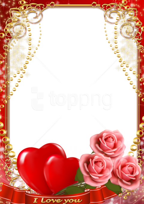 Free Png Red Hearts Transparent Frame Background Best - Mensagens Do Dia Internacional Das Mu (480x680), Png Download