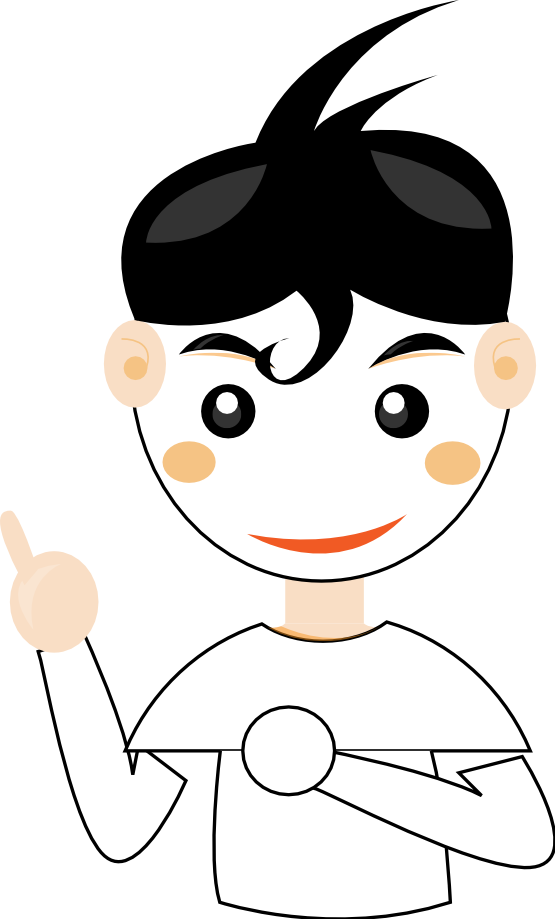 Boy 3 Black White Line Art 555px - Boy Clipart Comics (555x919), Png Download