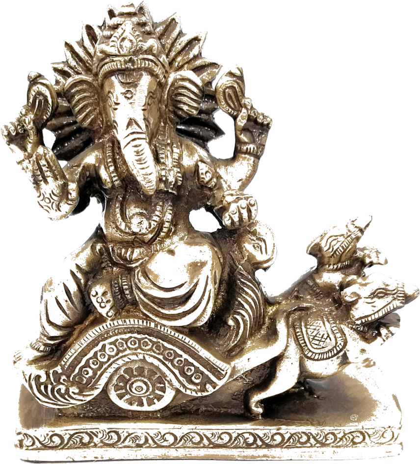Ganesh Murti - Carving (1051x1100), Png Download