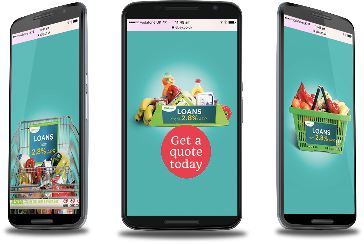 Asda Loans Campaign On Three Mobiles - Samsung Galaxy (1500x819), Png Download