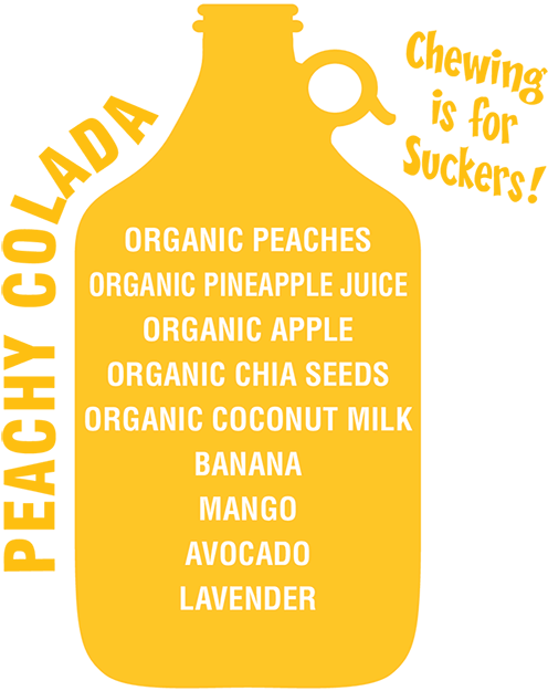 Peachy Colada (500x749), Png Download