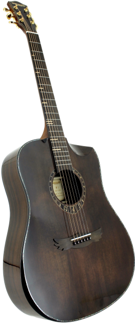 Dream Maker Acoustic Guitar Ku280e Coffee Solid Spruce - Acoustic Guitar (720x720), Png Download