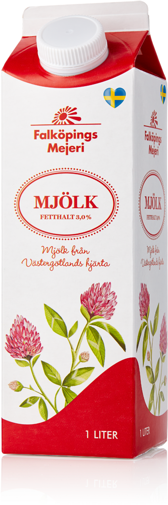 Ladda Ner Högupplöst Bild - Falköpings Mejeri (359x1028), Png Download