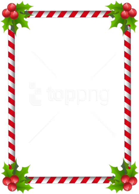 Free Png Christmas Transparent Classic Frame Border - Clip Art Christmas Borders (480x669), Png Download